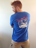 Boston Harbor - T-shirt - Back - Royal Blue 