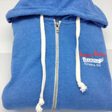 Boston Harbor - Zip Up Sweatshirt - Light Blue